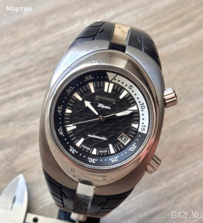 Автоматичен часовник Pirelli - PZeroTempo - Дайвър 300 метра, снимка 1