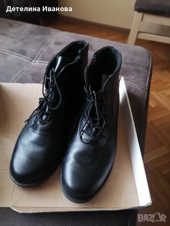 Дамски боти естествена кожа , снимка 1