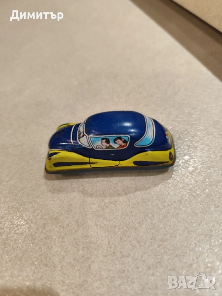 стара ламаринена количка, снимка 1