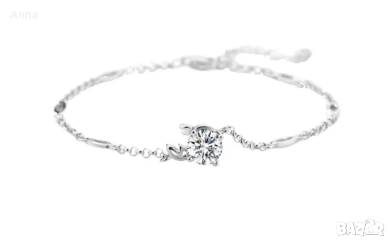 Сребърна гривна - зодия Рак - Silenti jewelry, снимка 1