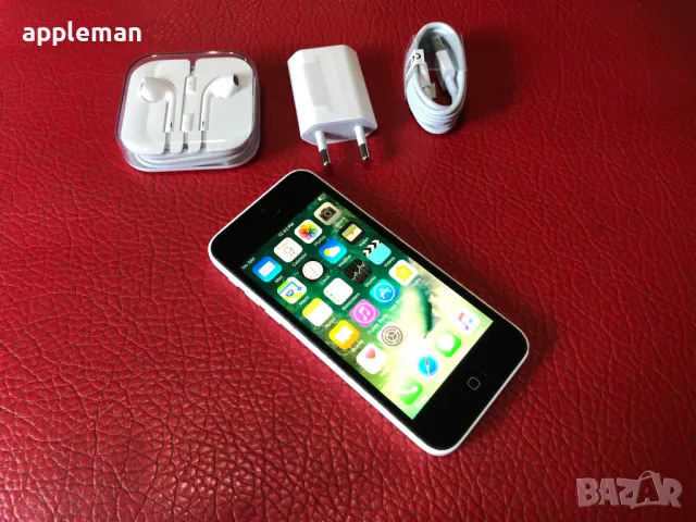Apple iPhone 5c 8Gb БЯЛ Фабрично отключен, снимка 3 - Apple iPhone - 48801553