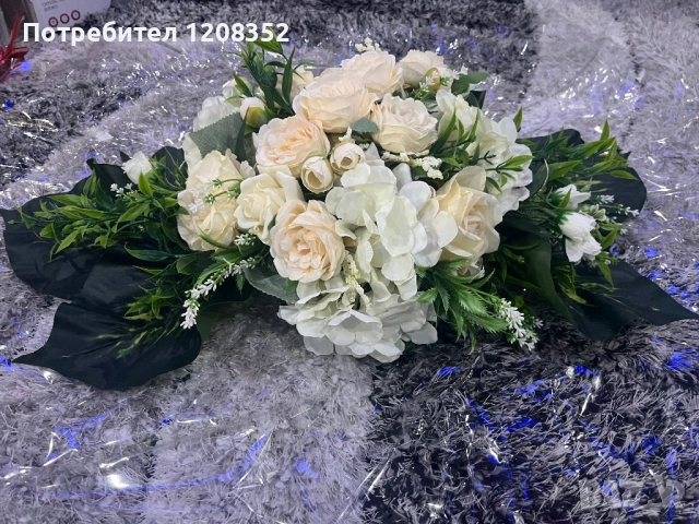 Сватбена украса за кола, кошница, бутониери, снимка 2 - Декорация за дома - 51979814