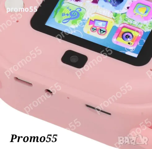 Детска камера-фотоапарат с принтер, селфи, рамки и игри, снимка 5 - Други - 50259149