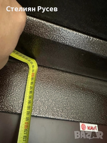 0129 НОВА кави kavi метална входна врата 85/192 см - цена 351 лв или 179,46 евро    85/192см е вътре, снимка 6 - Входни врати - 51974835