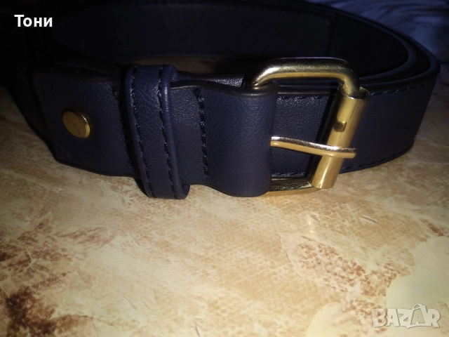 Нов Дамски Стилен Кожен Колан 120см.
