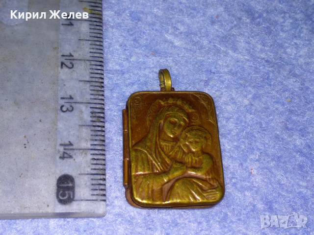 СТАРИННА ПРАВОСЛАВНА БРОНЗОВА ИКОНКА - РАМЧИЦА За СНИМКИ РЯДКА МАЙСТОРСКА ИЗРАБОТКА 42078, снимка 12 - Антикварни и старинни предмети - 44723279