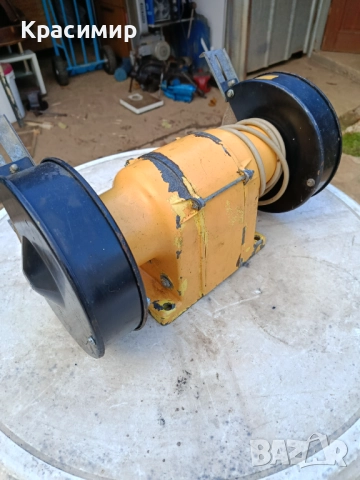 Немски монофазен шмиргел 450W - работещ , снимка 4 - Други инструменти - 52921106