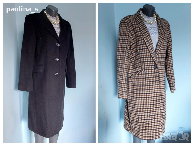 Два броя / Марково палто "Н&М" и "Only", с високо съдържание на вълна и кашмир 