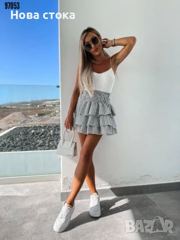 Комплект топ и пола Страхотна лятна Визия, снимка 2 - Комплекти - 50969112