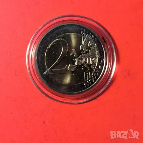 Люксембург 2 евро 2015 15 г. възкачването на трона на Анри, снимка 2 - Нумизматика и бонистика - 49569422