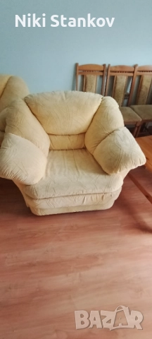 Холова гарнитура , снимка 10 - Дивани и мека мебел - 52501349