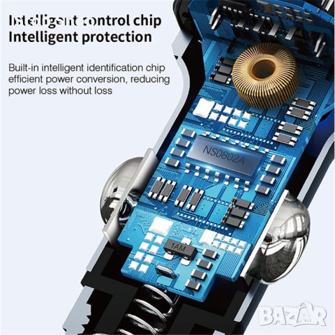 C20 Автомобилен FM трансмитер Запалка Dual USB 5V3.1A Бързо зарядно устройство Аудио плейър Bluetoot, снимка 7 - Ресийвъри, усилватели, смесителни пултове - 41954269