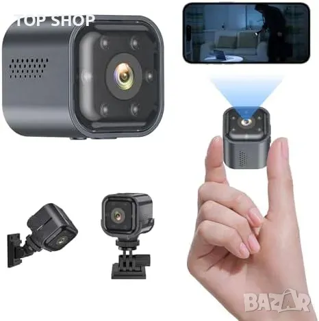 Нова Мини шпионска камера 4K HD с нощно виждане и движение за охрана