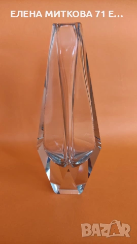 Елегантна ваза от кристал Мурано, снимка 2 - Вази - 53557106