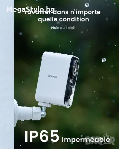 Комплект 2 бр. Безжични Wi-Fi Камери за Видеонаблюдение ieGeek ZS-GX3S (2K Резолюция), снимка 3 - IP камери - 55939474