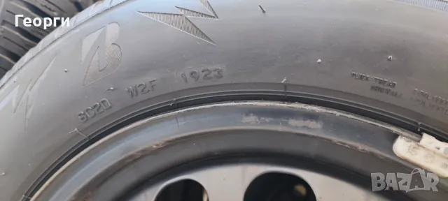 205 60 16, Зимни гуми с железни джанти, Bridgestone Blizzak LM005, 4 броя, снимка 4 - Гуми и джанти - 48375732