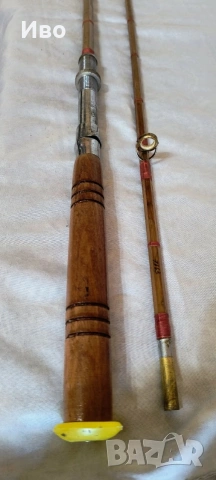 Колекционерска японска ръчно изработена стара бамбукова пръчка, снимка 9 - Колекции - 53131458