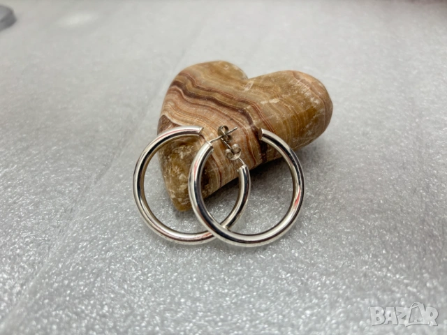 Сребърни Обеци (проба 925)-6,38 грама