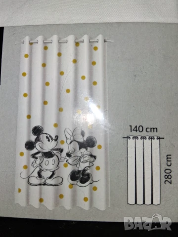 завеса за детска стая Мики Маус 140/280sm, снимка 2 - Други - 50493371