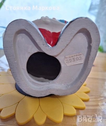 Керамична касичка-Дядо Коледа, снимка 4 - Декорация за дома - 52389725