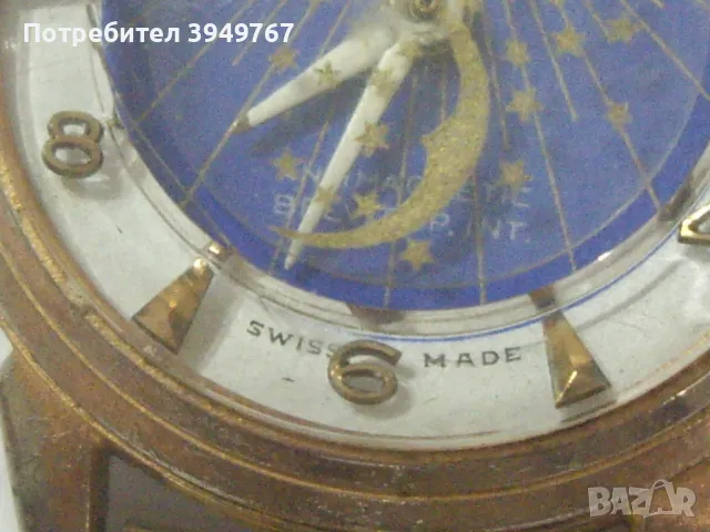 Стар позлатен мъжки часовник., снимка 3 - Мъжки - 50156406