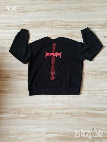 Оригинална мъжка блуза H&M x Bieber Purpose Tour, снимка 3 - Блузи - 35701064