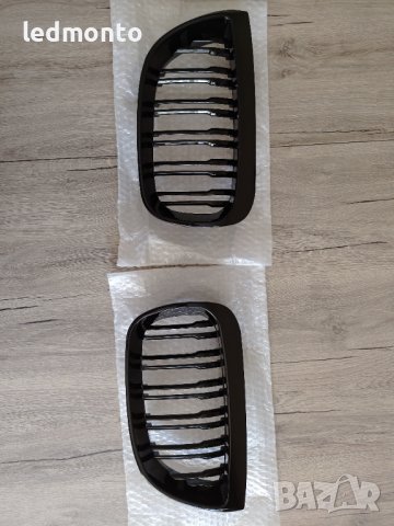 Бъбреци за BMW e81 и e87, черен гланц бъбреци бвм е81 е87 решетка   Ако търсите начин да освежите въ, снимка 4 - Части - 42141100