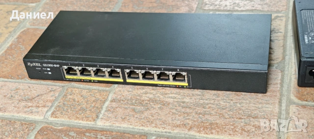 8 портов гигабитов PoE+ управляем суич Zyxel GS1900-8HP, снимка 2 - Суичове - 53399970