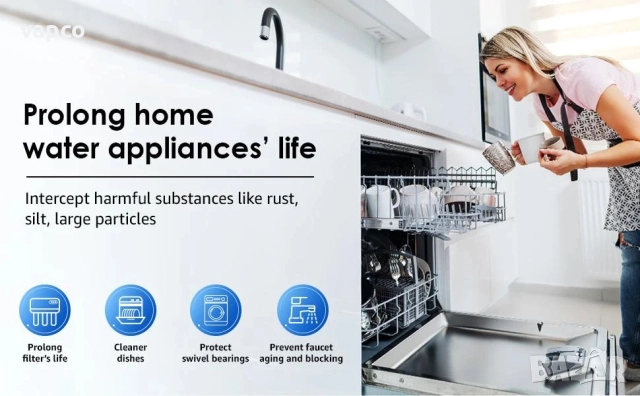 Автоматичен филтър за водопровод ALTHY AUTO2, снимка 13 - ВИК - 51462937