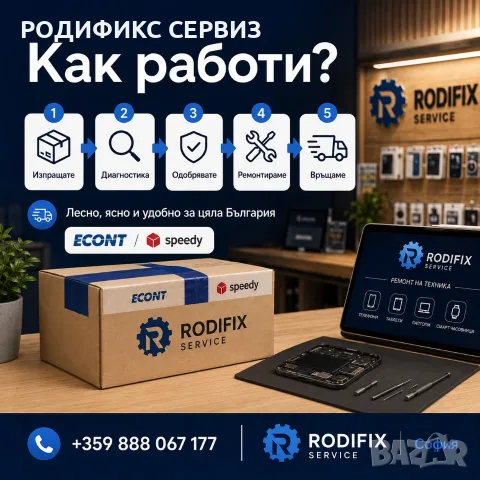 Ремонт на телефони, лаптопи, PlayStation — гаранция, Econt/Speedy, ремонти цяла България , снимка 4 - Ремонти и сервиз на лаптопи - 55725842