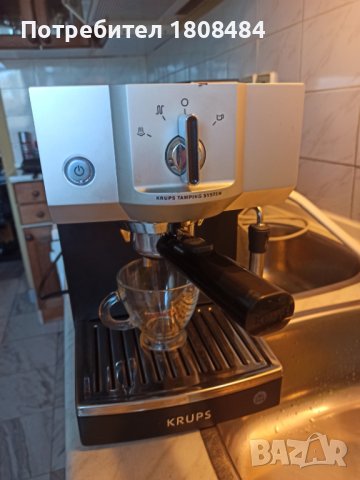 Кафемашина Крупс с ръкохватка с крема диск, работи добре и прави хубаво кафе , снимка 3 - Кафемашини - 41731094