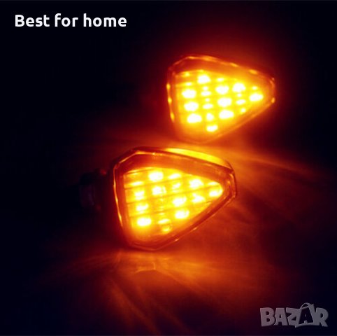 LED мигачи за мотор Hyosung 12V, комплект от 2 бр, снимка 2 - Аксесоари и консумативи - 41601739