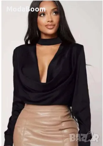 Дамска блуза с акцент, снимка 5 - Блузи с дълъг ръкав и пуловери - 48934913
