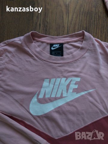 NIKE Heritage Long Sleeve Color Block Top - страхотна дамска блуза , снимка 6 - Спортни екипи - 35663787