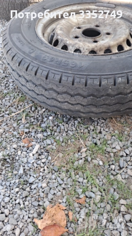 Джанти 2 бр. 13 ц. 3бр. Гуми 165С13, снимка 4 - Части - 51703327