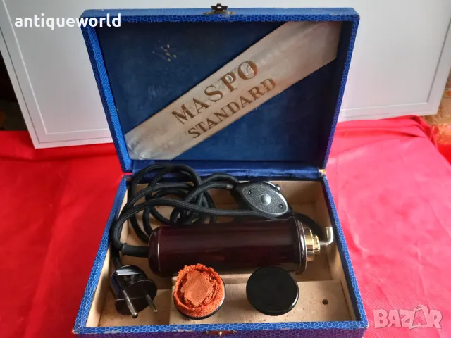 1950г. Старинен Швейцарски МАСАЖОР Maspo, снимка 8 - Антикварни и старинни предмети - 49020860