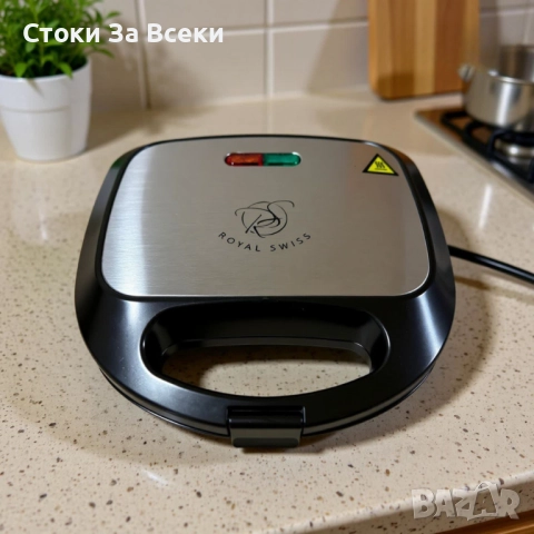 Печка, тостер и кафемашина – 3в1 + ПОДАРЪК Уред за сандвичи Royal Swiss, снимка 3 - Други - 52703452