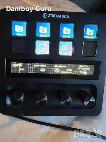 Elgato Stream Deck +, аудио миксер, продуцентска конзола и студиен контролер за създатели, снимка 10 - Друга електроника - 52407821