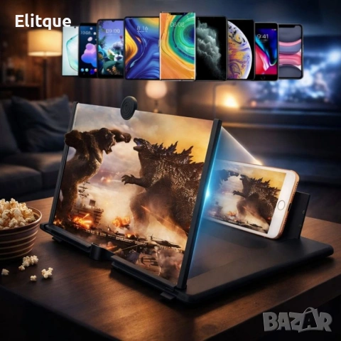 3D Увеличителен екран за смартфон с 5x мащабиране, снимка 2 - Друга електроника - 53326497