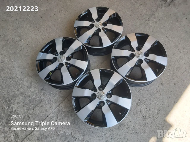 4 броя алуминиеви джанти за Тоyota Aygo 14, снимка 5 - Гуми и джанти - 50525142