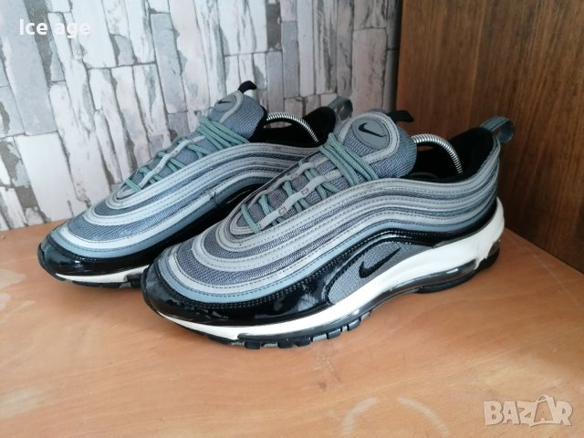 Nike air max 97 patent leather white мъжки маратонки номер 43, снимка 1