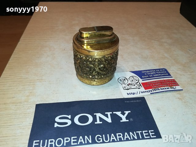 ЗАПАЛКА ОТ ФРАНЦИЯ-ЦВЯТ ЗЛАТО 2507231022, снимка 6 - Антикварни и старинни предмети - 41650957