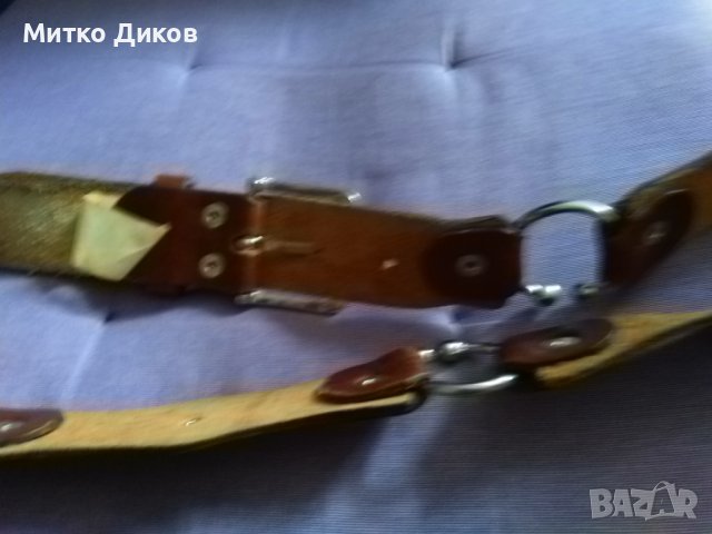 Колан Арт естествена кожа унисекс 111см ширина 3,8см, снимка 4 - Колани - 44391463
