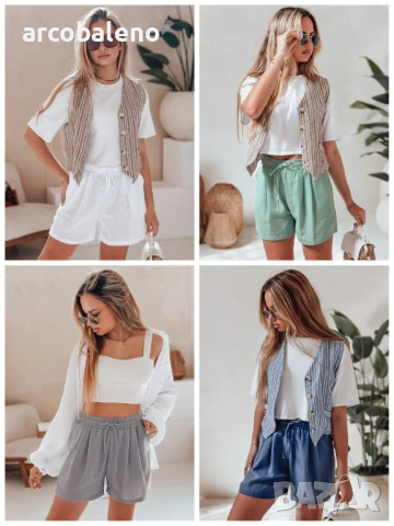 Дамски къси панталони RELAX TIME, 4цвята 