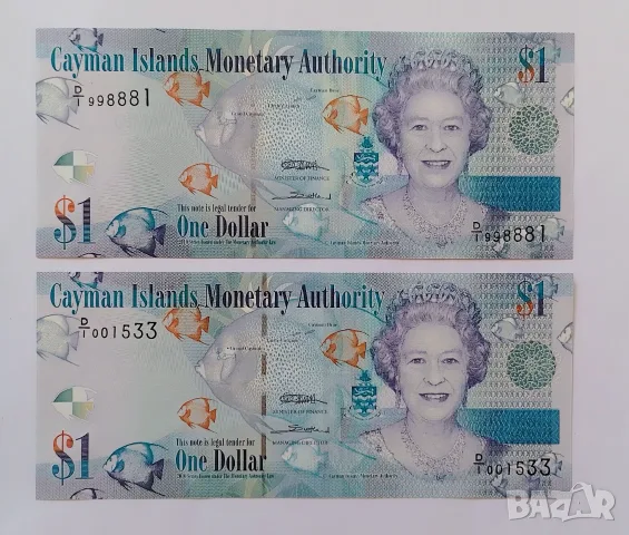 1 долар 2010 г. Кайманови острови UNC