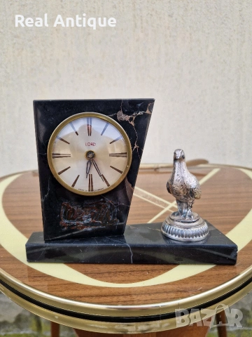 Уникален рядък антикварен немски настолен часовник Lord, снимка 2 - Антикварни и старинни предмети - 53482727