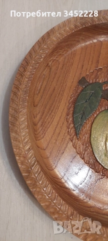 пано дървено за ценители 29см отлично, снимка 4 - Пана - 52307112