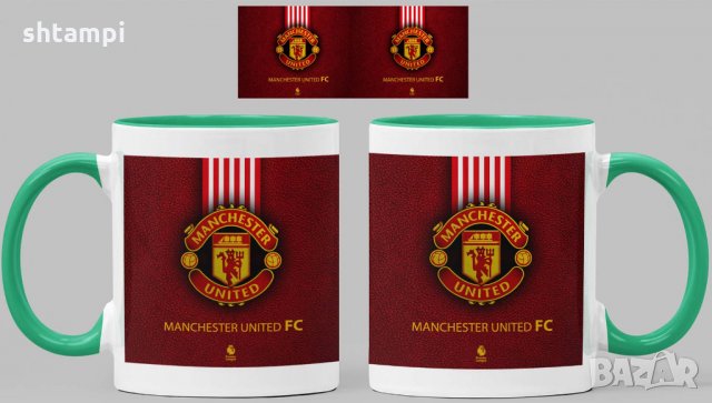 Чаша Манчестър Юнайтед Manchester United Керамична, снимка 7 - Фен артикули - 34820983