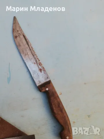 Голям нож-стар, снимка 5 - Ножове - 47865410
