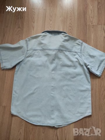 Дамска дънкова риза Л ХЛ размер, снимка 9 - Ризи - 36012380